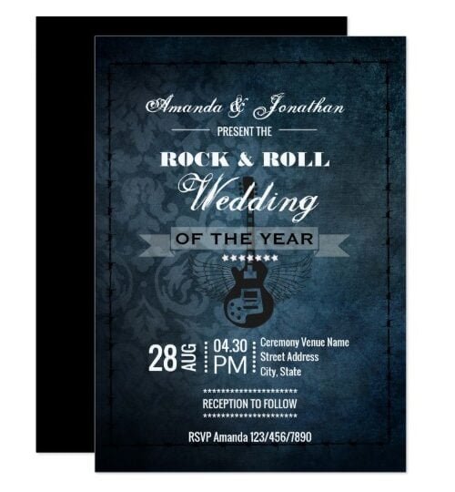 Rock n Roll Wedding Theme
