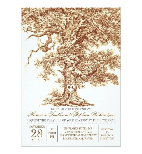 Oak Tree Wedding Collection
