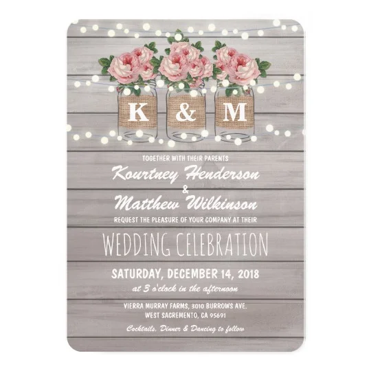Best Selling Rustic Wedding Invitations