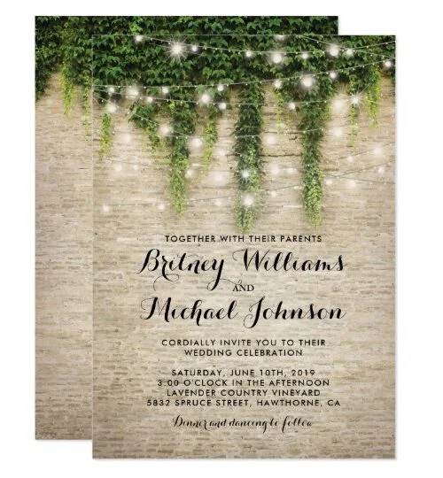 Best Selling Rustic Wedding Invitations