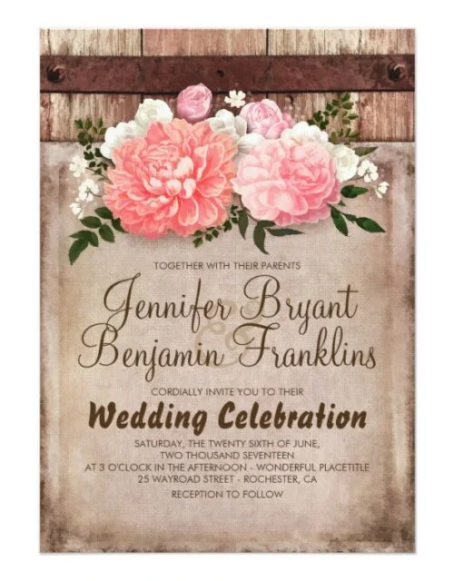 Rustic Burlap and Barn Wood Floral Bouquet