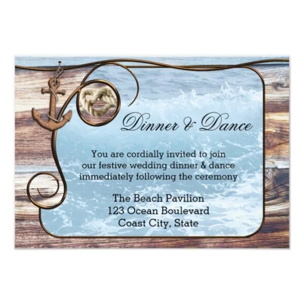 Nautical Rustic Wedding