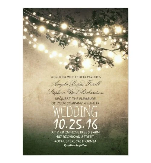 String of Lights | Dreamy Outdoor Celebration