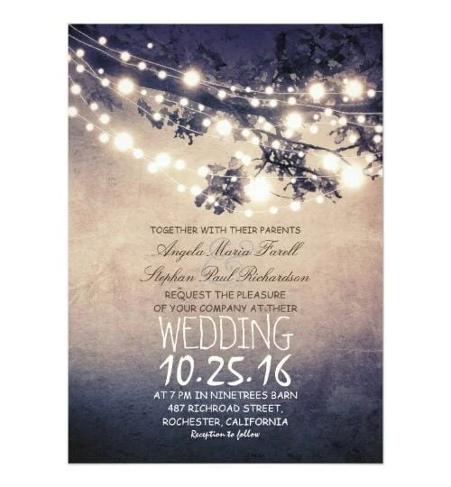 String of Lights | Dreamy Outdoor Celebration