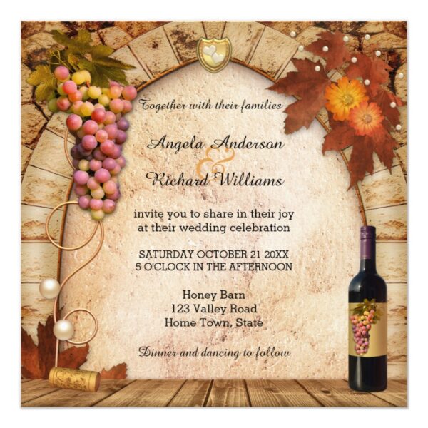 Vineyard or Wine Theme Wedding 2
