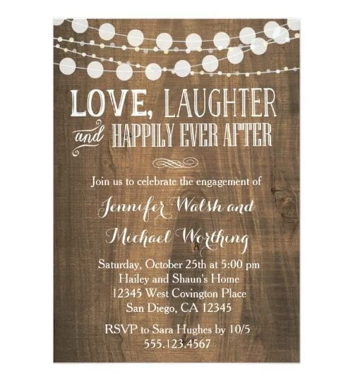 Best Rustic Wedding Invitations Organized by Style