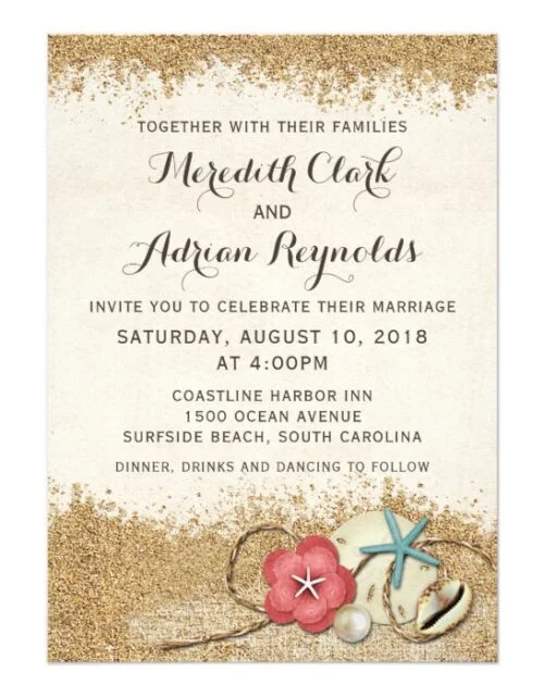 Sandy Beach Wedding Collection