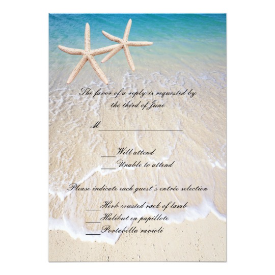 Starfish Beach Wedding