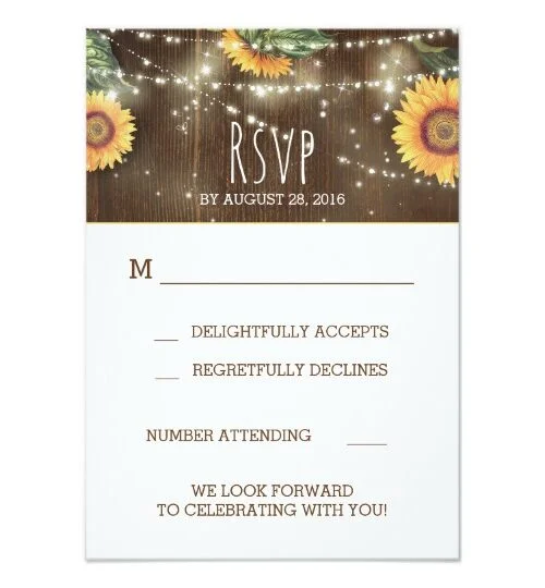 Rustic Sunflower Mason Jar Wedding Collection
