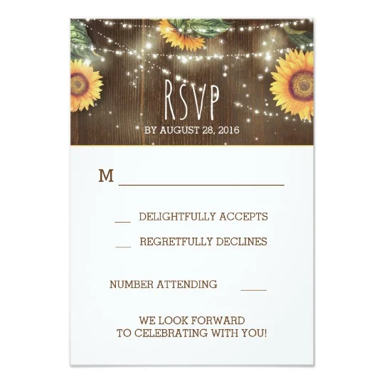 Rustic Sunflower Mason Jar Wedding Collection
