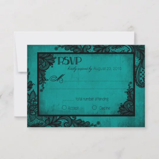 Goth Lace Teal