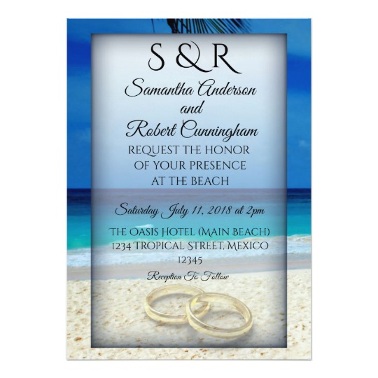 Beach & Ocean Tropical Wedding Suite