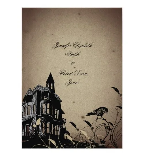 Vintage Gothic House Wedding
