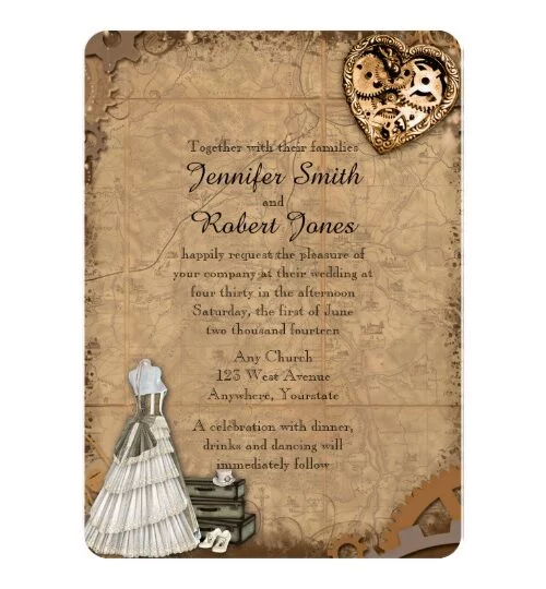 Vintage Steampunk Bride Wedding