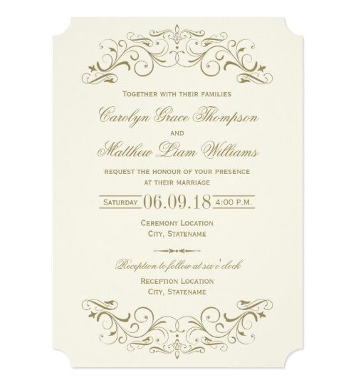 Wedding Collection | Antique Flourish with Ivory