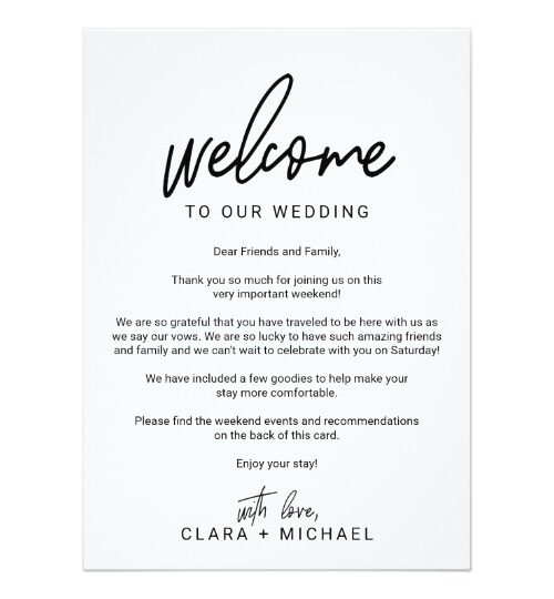 Whimsical Calligraphy Photo Wedding Invitation Set