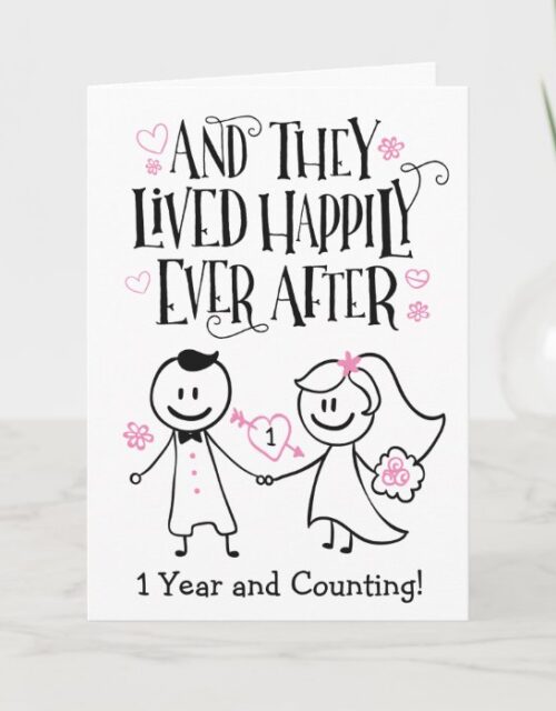 Anniversary, And They Lived Happily Ever After Card