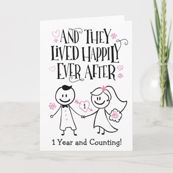 Anniversary, And They Lived Happily Ever After Card