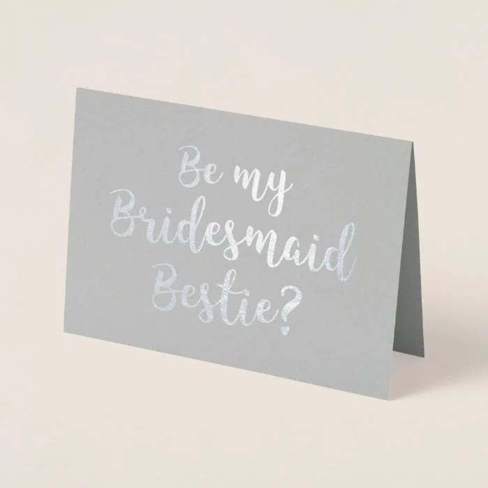 Be My Bridesmaid Bestie? Card