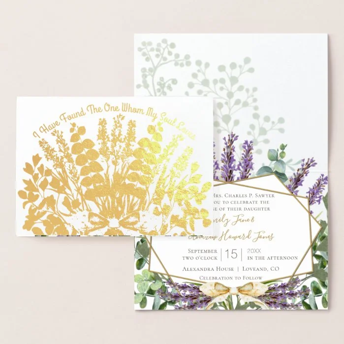 Boho Found the One I Love Wedding Invitation