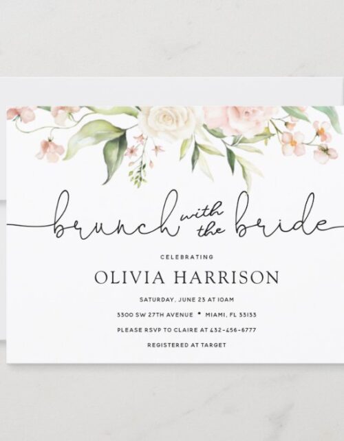 Brunch with the Bride Shower Invitation