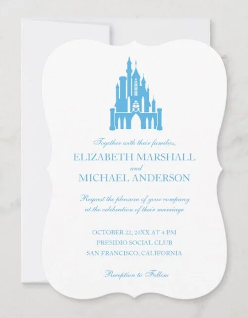 Cinderella Wedding | Castle Invitation