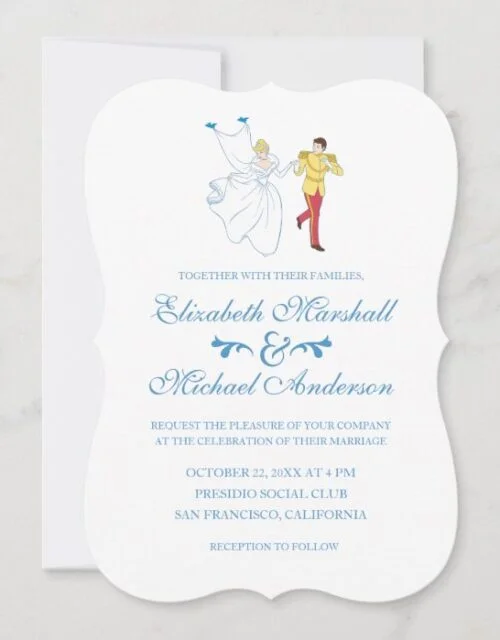 Cinderella Wedding | Cinderella & Prince Charming Invitation