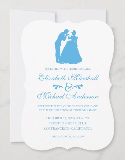 Cinderella Wedding | Silhouette Invitation