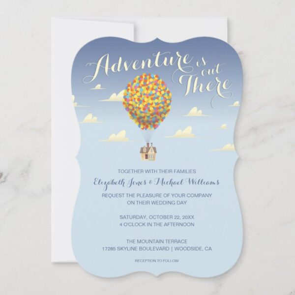 Disney Pixar Up Wedding | Adventure is Out There C Invitation