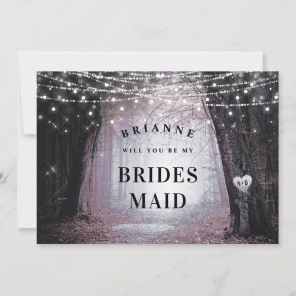 Evermore | Enchanted Bridesmaid Proposal Card