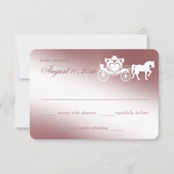 Fairy Tale Carriage Response Card