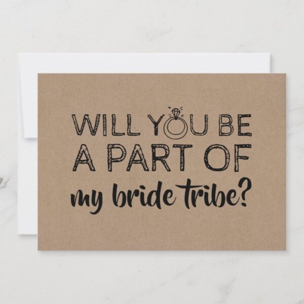 Funny Bridesmaid / Maid of Honor Proposal Invitation