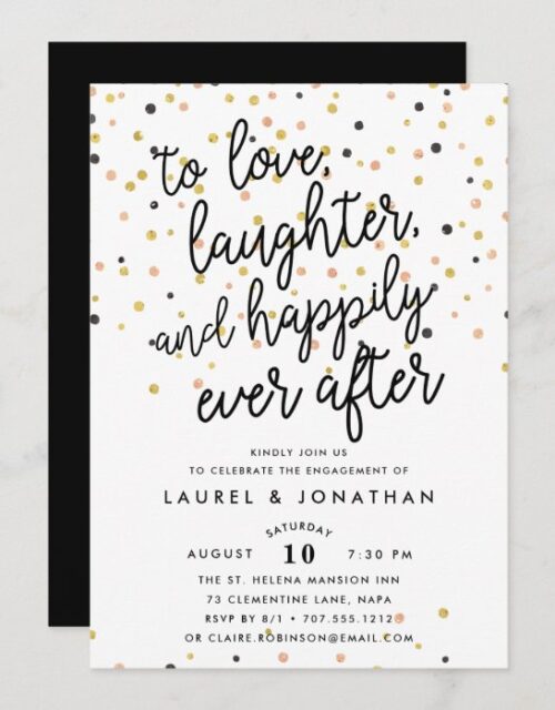 Happily Ever After | Engagement Party Invitation