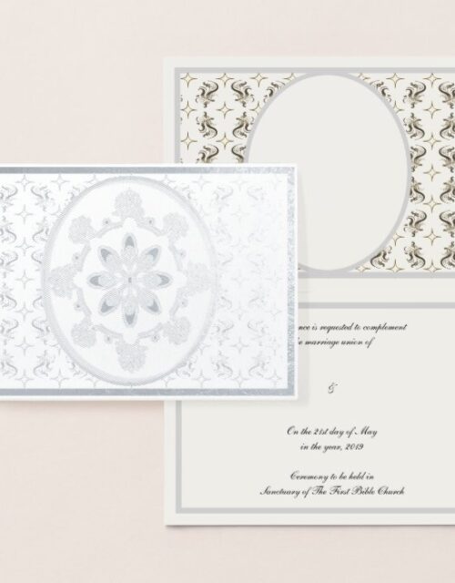 Jeweled Design Wedding Invitation
