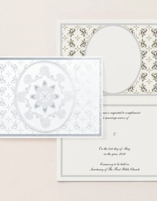 Jeweled Design Wedding Invitation