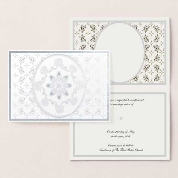 Jeweled Design Wedding Invitation