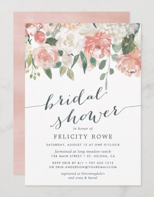 Midsummer Floral | Bridal Shower Invitation