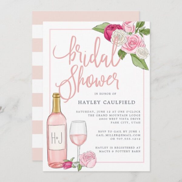 Rosé Garden | Bridal Shower Invitation