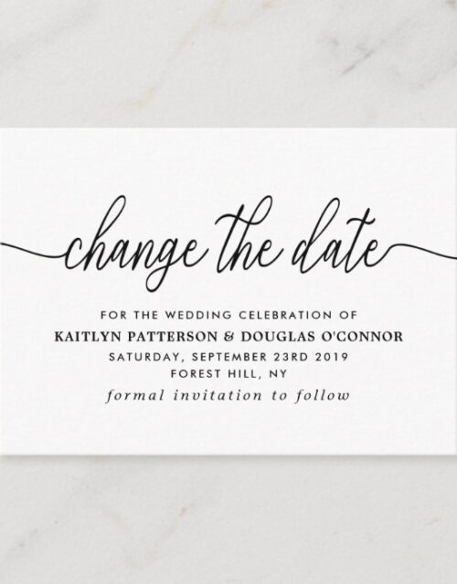 Simple Script Change The Date Enclosure Card