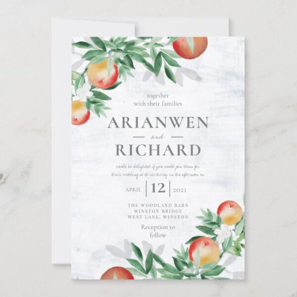 Summer Orchard Invitation