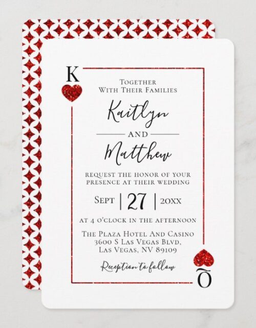 The Monogram Playing Card Wedding Collection