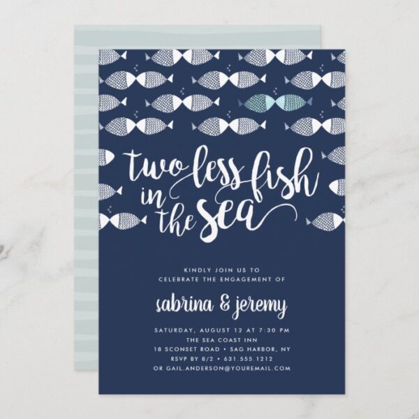 Two if By Sea | Engagement Party Invitation